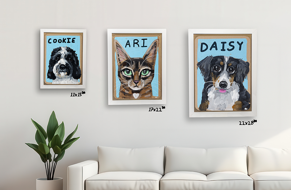 30" x 22" Pet Portrait